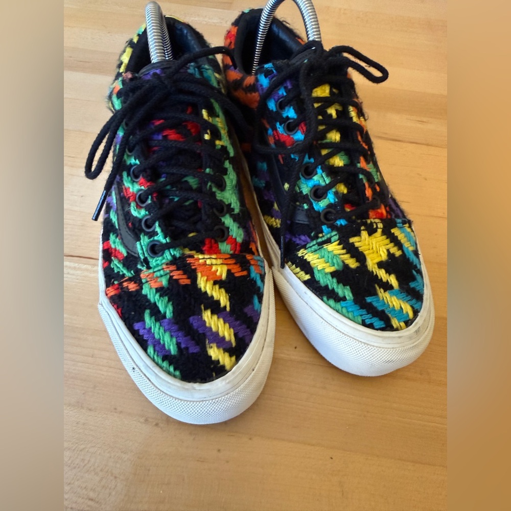 RARE* VANS Old Skool x Barneys New York Tweed Sneakers Sz 8.5 Men’s 10 Women's - Picture 7 of 10